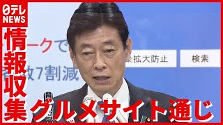 野党「密告を推奨」と批判…政府がグルメサイト通じ感染対策の“情報収集”導入を検討　西村大臣が説明（2021年7月16日放送「news every.」より）