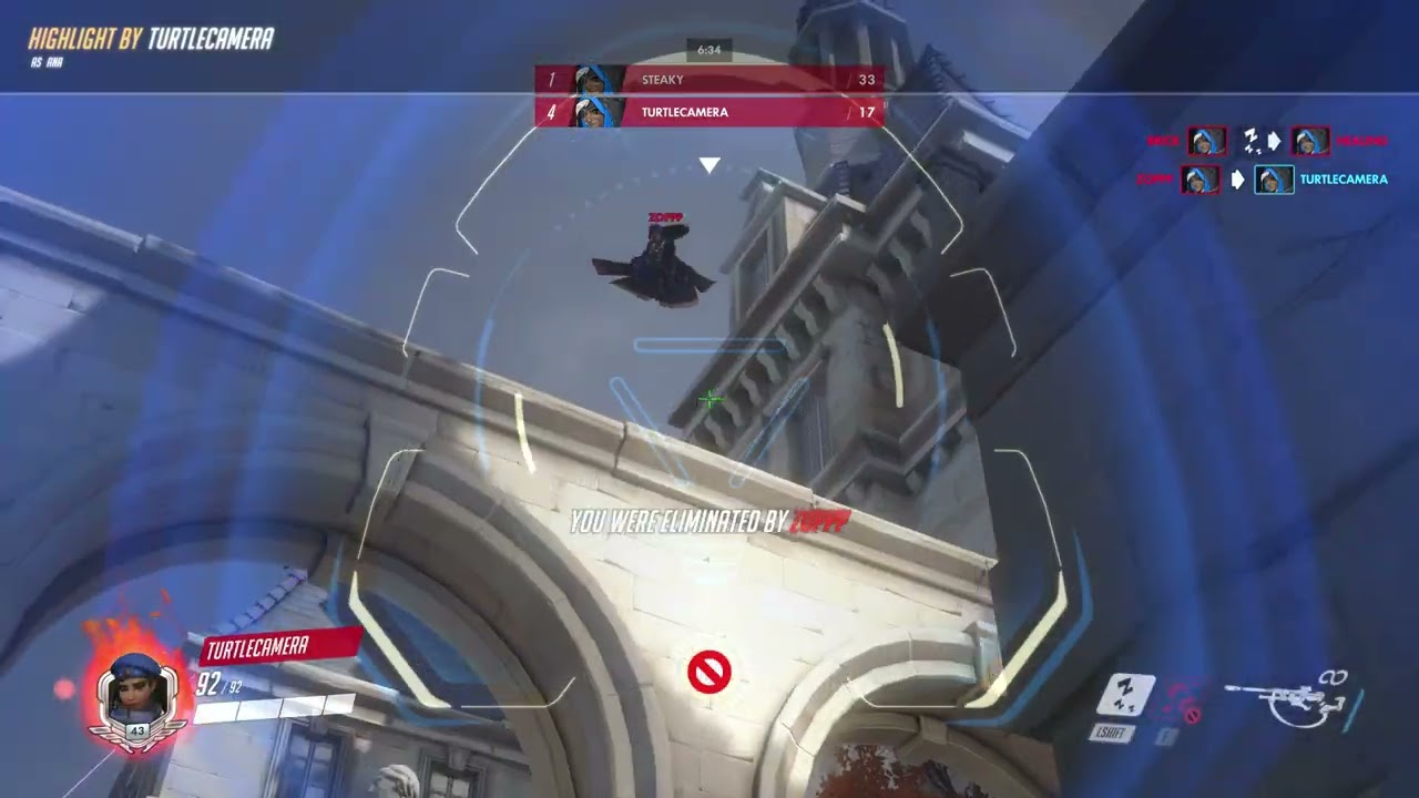 Видеообзор игры за Ану в Overwatch от 6 мая 2018 года, 17:53:13:00.