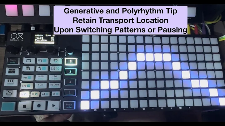 OXI One: Maintain Sequencer Transport State on Pattern Change