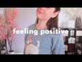 Feeling Positive | chatty vlog, new goals, clothing haul
