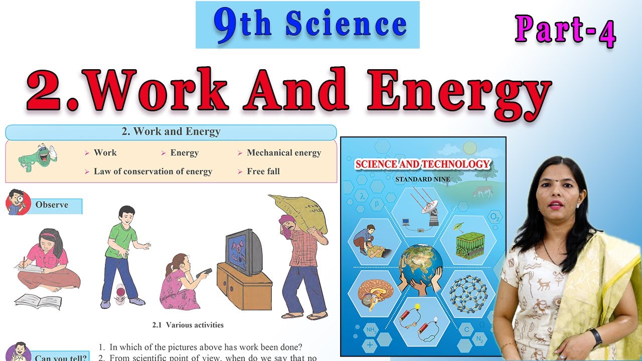 9th Science | Chapter 2 | Work and Energy | Part 4 | NCERT (Maharashtra ...