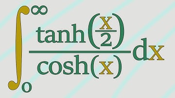 A hard hyperbolic function integral?