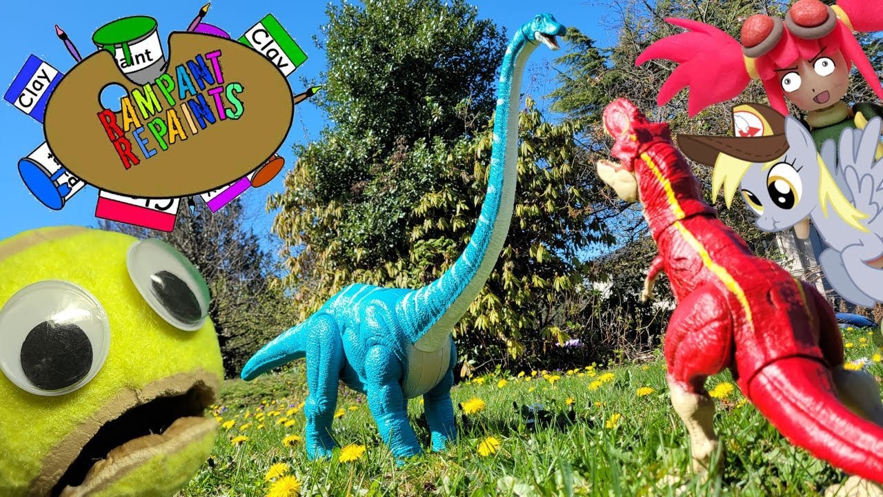 Painting a Dinosaur King Siesmosaurus - Rampant Repaints