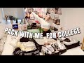 PACK WITH ME FOR COLLEGE: freshman year at UMICH, packing, covid test, dorm haul
