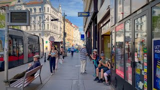 Vienna Walk In Districts Neubau & Josefstadt | 4K Hdr | City Ambience Sounds