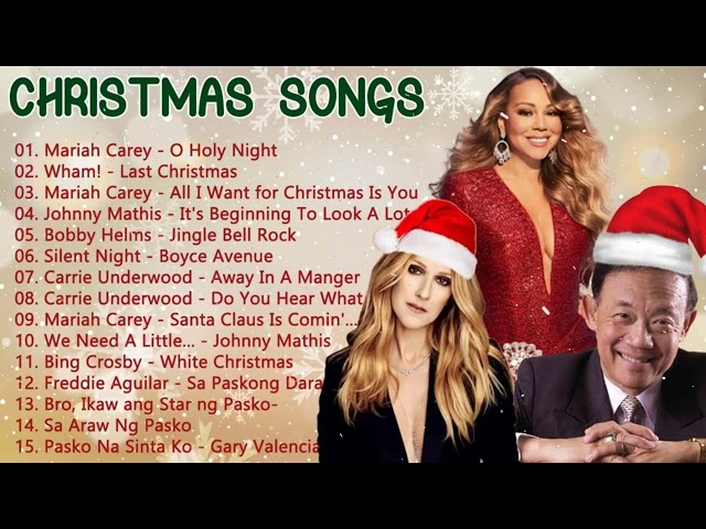 Mariah Carey,Boney M. Jose Mari Chan, celine dion, Jackson 5 - Christmas Songs Hits - OH HOLY NIGHT class=