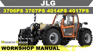 JLG 3706PS 3707PS 4014PS 4017PS Workshop Service Repair Manual - English - PDF Download