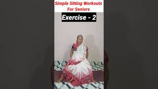 Simple Sitting Workouts For Seniors#fitness#exercise shorts#Yoga with Itishree