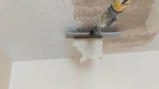 popcorn ceiling remove way easy