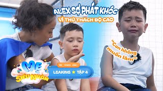 MẸ SIÊU NHÂN | Mẹ Thảo Trang động viên con trai Alex đang bật khóc vì sợ độ cao trong trò trượt thảm