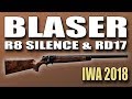 New Blaser R8 Silence and Blaser RD17 red dot sight for hunting (IWA 2018)