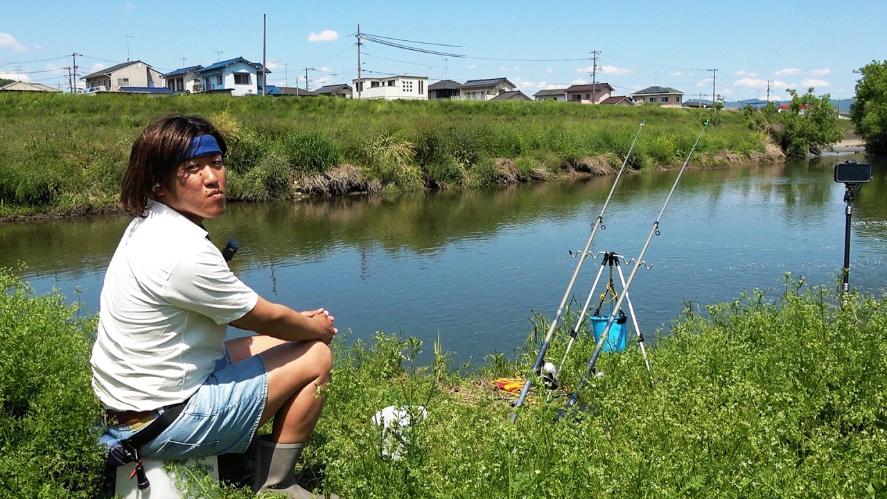 淡水で投げ釣りしてみた【野鯉釣り】