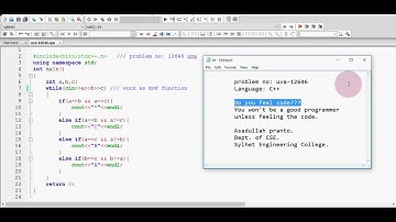 UVA 12646 problem solution