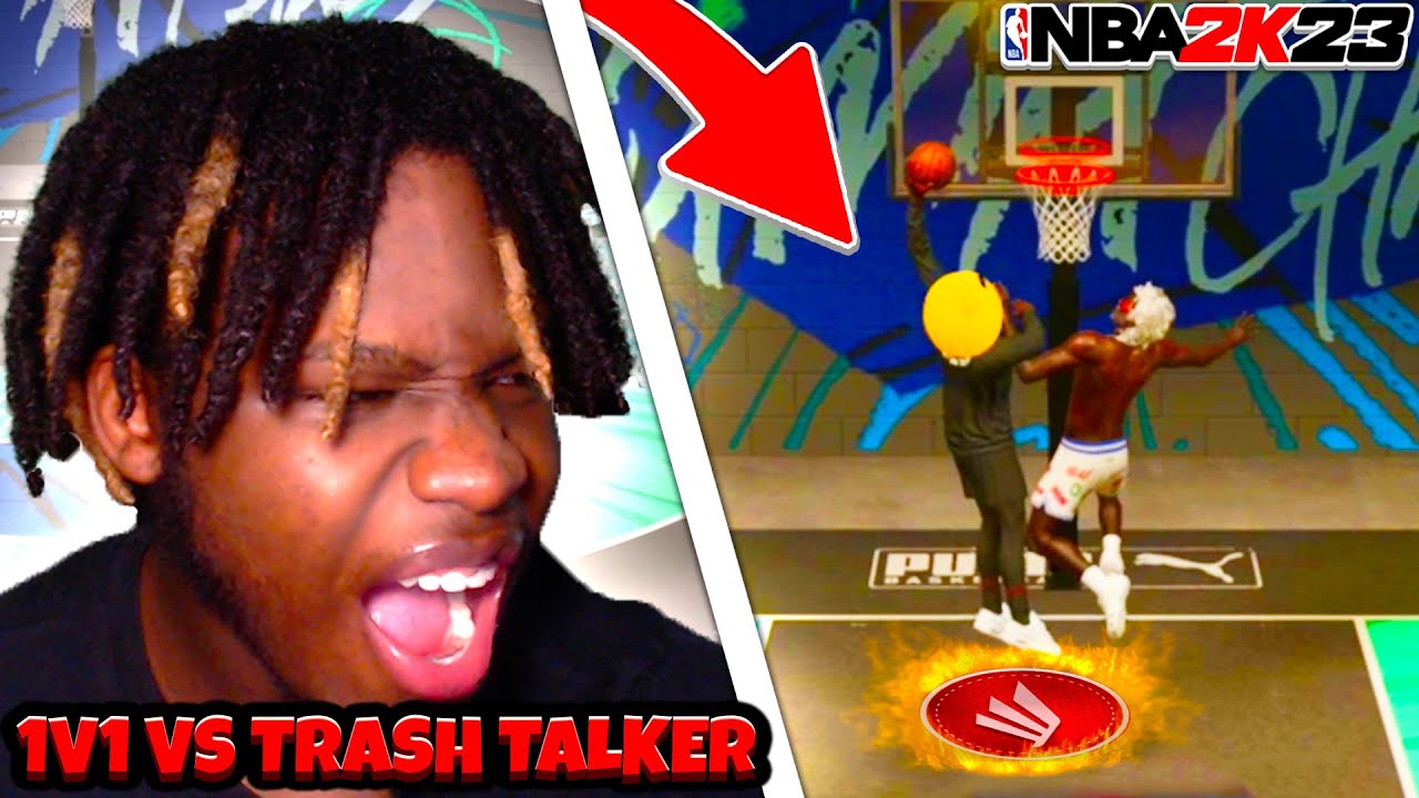 1v1 Vs The BIGGEST Trash Talker In NBA 2K23 and Someone Got Exposed