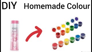 Homemade Acrylic Paint Colour | How To Make Acrylic Colour At Home