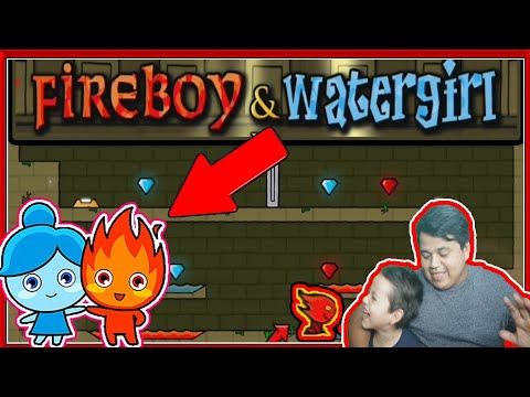 Niño fuego y niña agua - Fireboy and Watergirl The Forest Temple -  Minijuegos