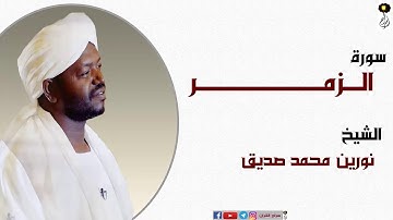 تلاوة هادئه و مؤثرة الشيخ نورين محمد صديق سورة الزمر