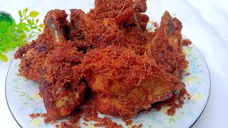 Resep Ayam Goreng Telur ala Rumah makan Padang. 
