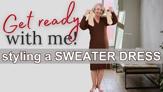 Get Ready With Me! - Styling a Sweater Dress for Fall screenshot 5