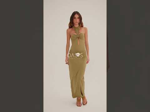 conjunto maiô e saia verde astrid 0414 oásis resortwear