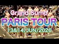 NEWS❗️大相撲パリ公演 開催決定❗️🇫🇷 Grand Sumo PARIS TOUR is decided! 13&14/JUN/2026