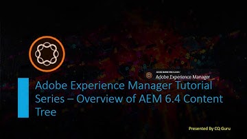 AEM Tutorial Series - AEM 6.4 Content Tree Demo