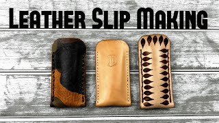 Step by Step Tutorial: Make Your Own Leather Slips!