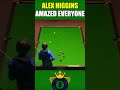 Alex Higgins Amazed Everyone#snooker #shorts