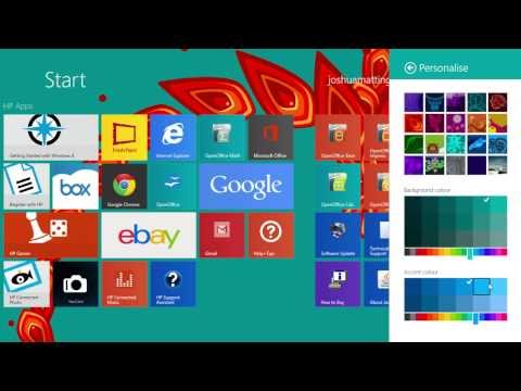 how to change your windows of start/menu background/wallaper in 8.1 only\!!!!
