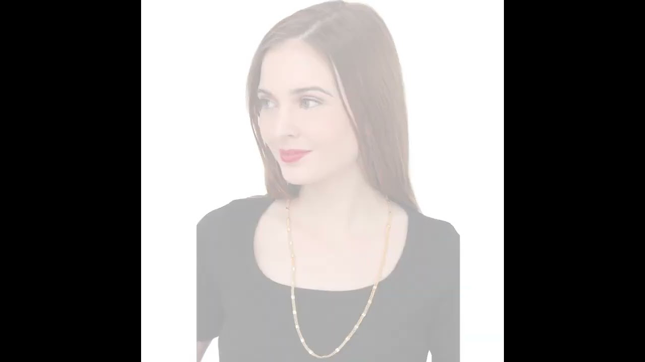 AanyaCentric 28inches Long Gold Plated Chain