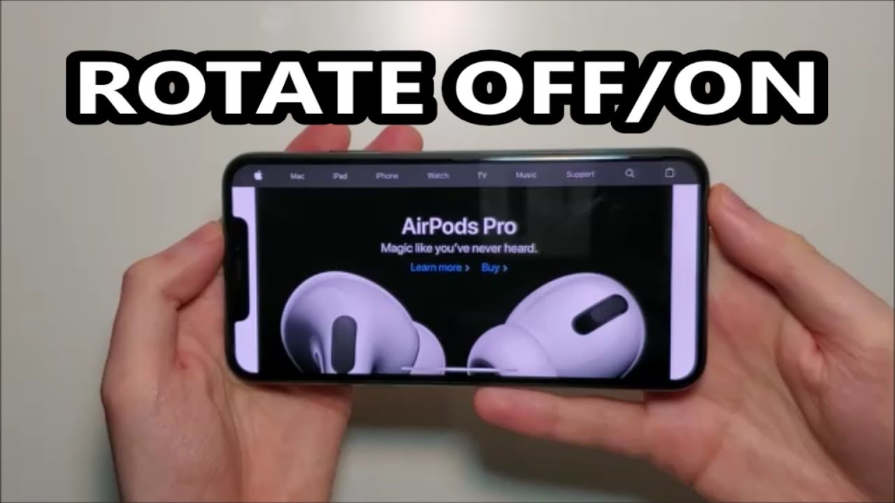 Download iPhone 11 How to Rotate or Lock Screen iOS 13 - YouTube