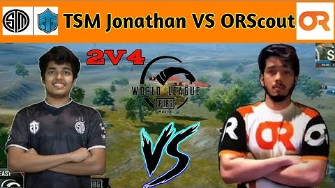 TSM vs OR 2v4 jonathan vs Scout 1v1 in PMWL World league 2020 | PUBG MOBILE