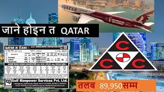 New Job demand In QATAR for Nepali-Baideshik Rojgar//Work in Qatar