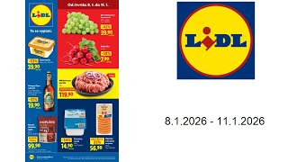 Leták Lidl - 8.1.2026 - 11.1.2026