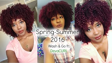 3c 4a Natural Hair | Updated Summer Defined Wash & Go ft DevaCurl Coconut Curl Styler