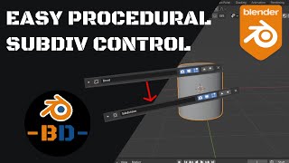 Get a step closer to procedural modeling with this simple trick! |#BDQuickTips