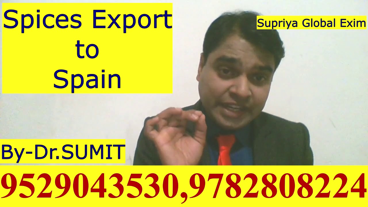 Spices Export to Spain - YouTube