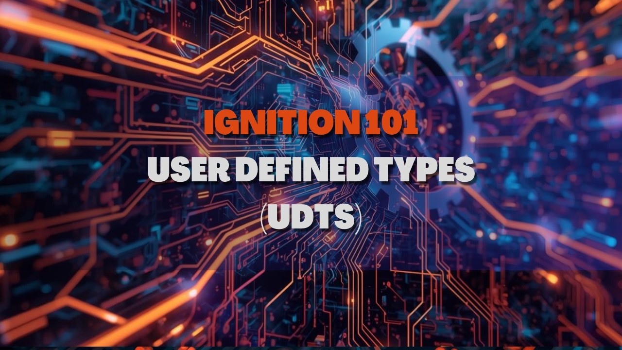 SCADA Forge - Ignition Training 101 - User Defined Type UDTs - YouTube