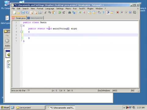 Java tutorial 2 - data types & arithmetic PART TWO (of 2)