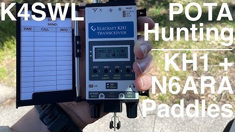 Pedestrian Mobile POTA Hunting: Testing the new TinyPaddle KH1 Adapter and Working with Urban QRM!