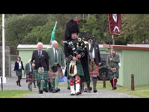 Opening Parade for the 2020 #VirtualHighlandGames at the home of the Braemar Gathering in Scotland