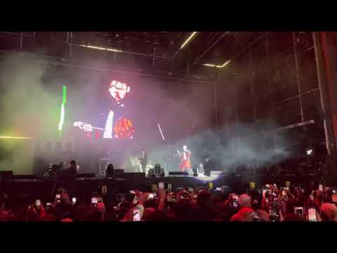 Jhay Cortez x Ivan Cornejo - Está Dañada Remix (live) @ Coca Cola Flow Fest 2021, CDMX