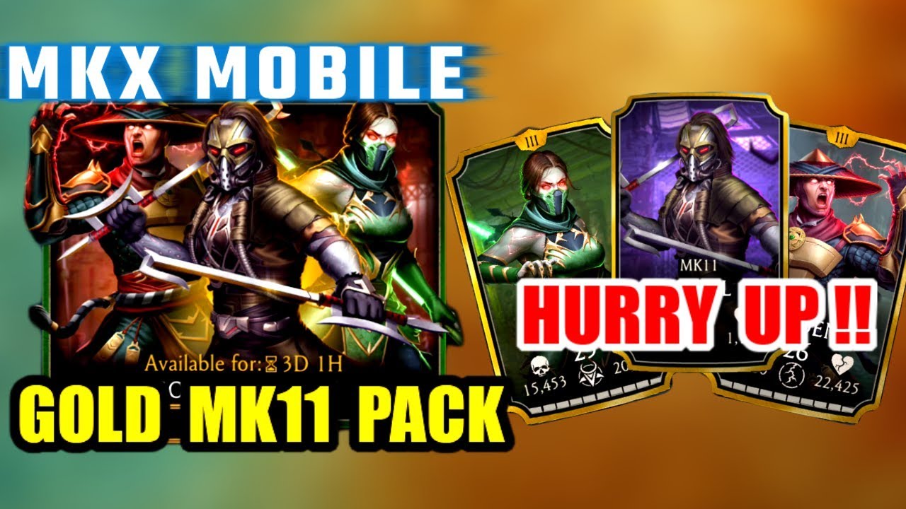 MK Mobile. MK11 Gold Pack Opening. Best Chance to Get MK11 Raiden, MK11