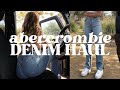ABERCROMBIE DENIM HAUL | every single style with side by sides