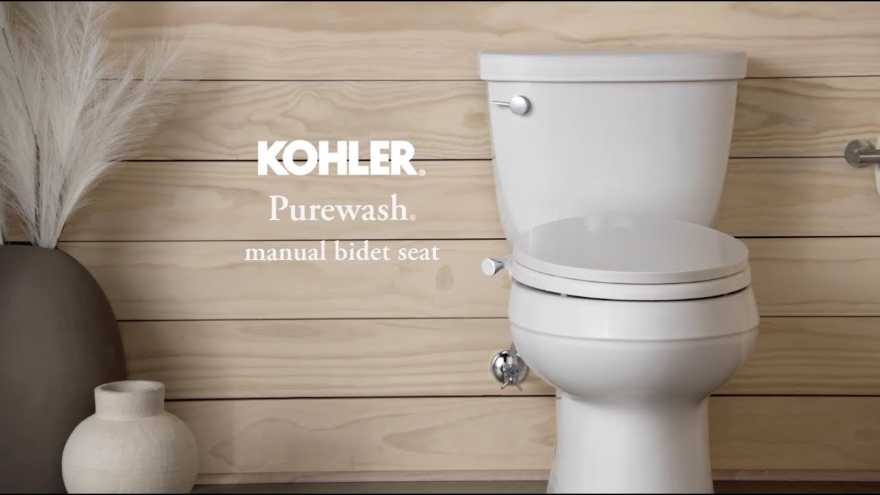 KOHLER Purewash™ Manual Bidet - YouTube