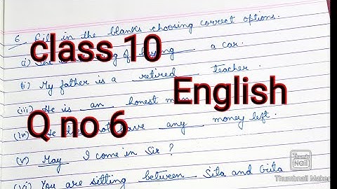 mp board class 10th english revision test full solution / 10th english revision test answer key 2021