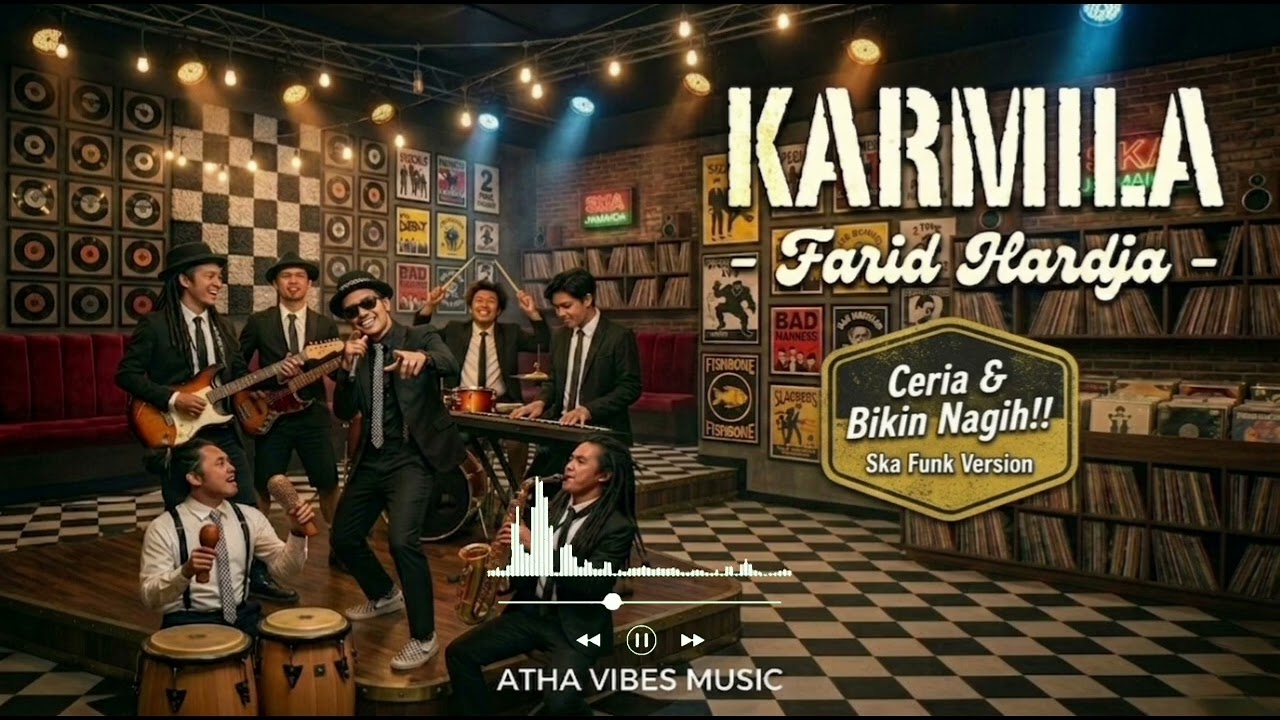 KARMILA - FARID HARDJA | Ska Funk Version 🔥 Versi Ceria \u0026 Bikin Nagih!!