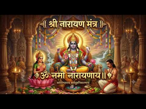 🕉️ श्री नारायण मंत्र | ॐ नमो नारायणाय | Powerful Narayana Mantra | Daily Meditation &Positive Energy