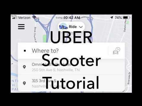 Video: Il Noleggio Di Scooter Sarà Presto Possibile Tramite L'app Uber