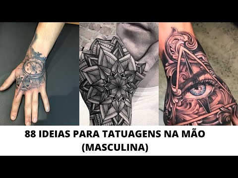 88 Ideias para TATUAGENS NA MÃO (MASCULINA) 